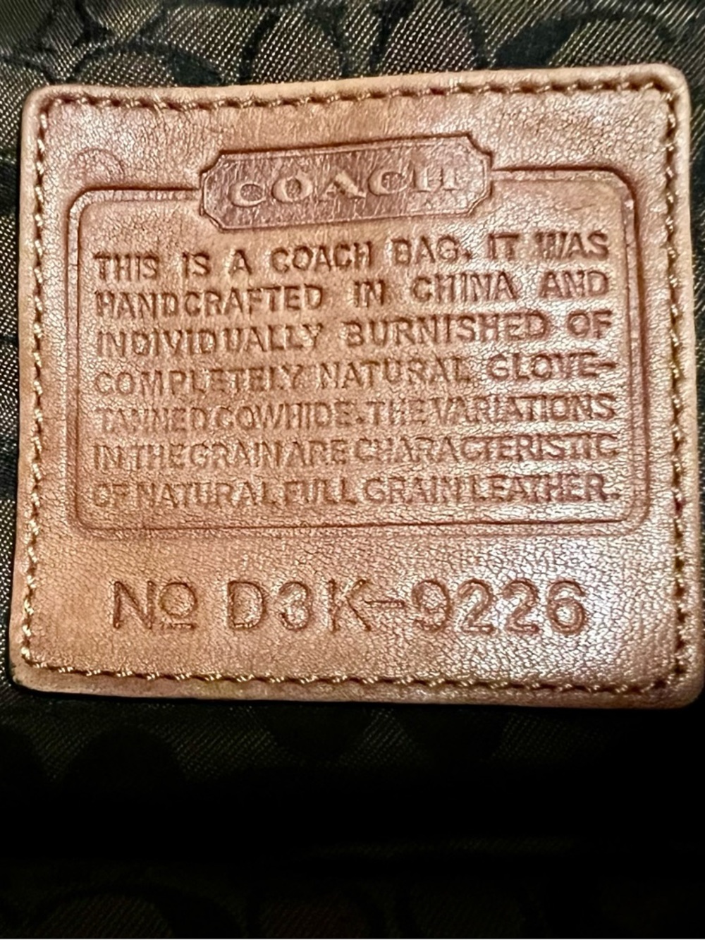 Coach Ergo Smooth Cognac Leather Hobo Shoulder Bag - Picture 8 of 8